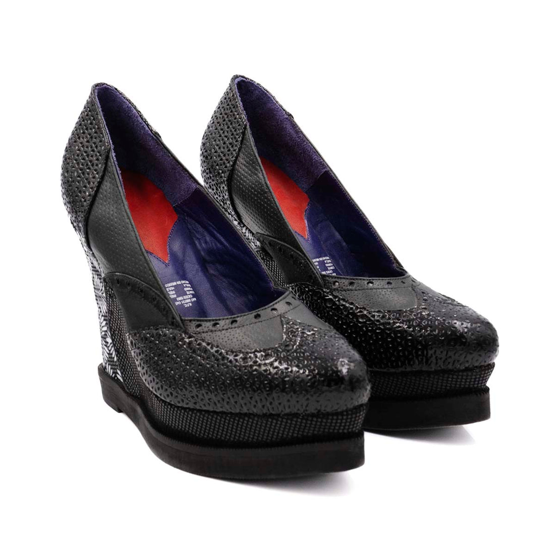 Plataforma de Mujer Destello Ebony - Altura Siete