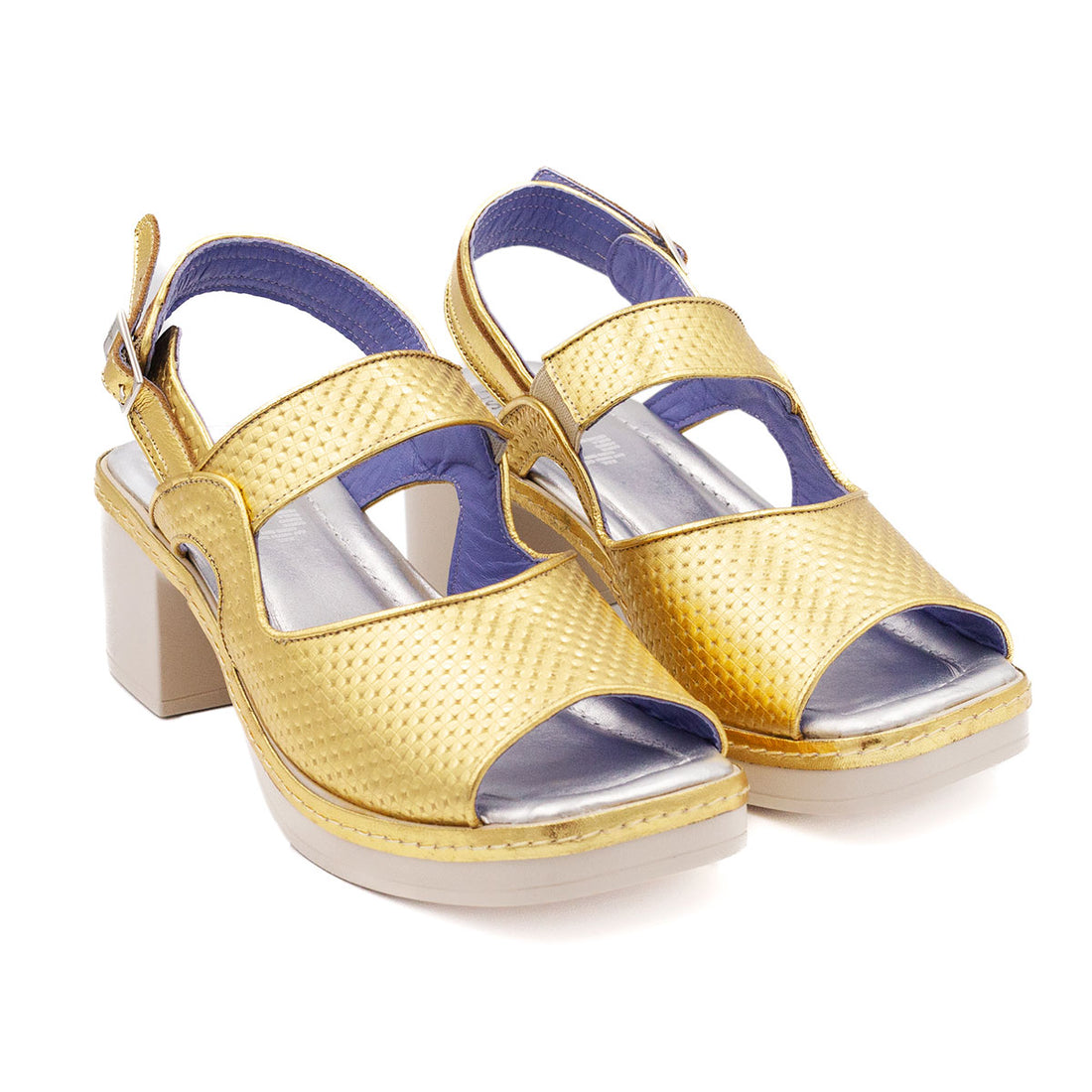 Sandalia de Mujer Lily Oro - Altura Siete