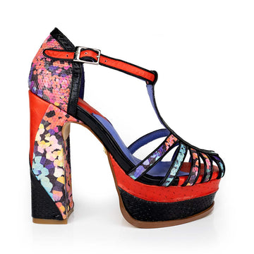 Zapatilla de Mujer Talismán Granito Rojo - Altura Siete