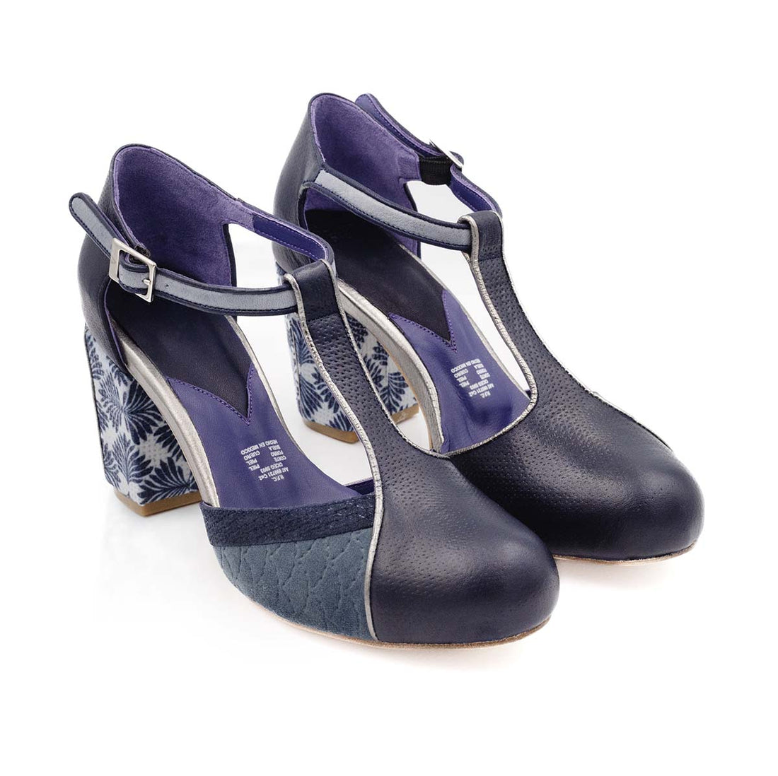Zapatilla de Mujer Paula Indigo - Altura Siete