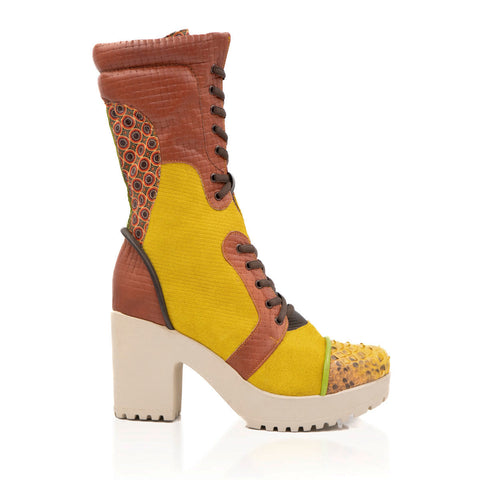 Botin de Mujer Hechizo Amarillo