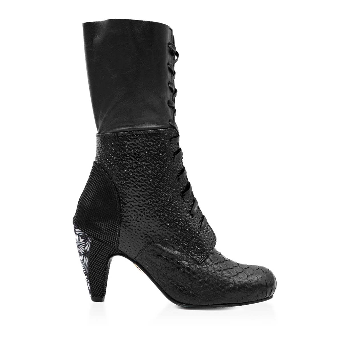 Botin de Mujer Butan Ebony Premium - Altura Siete