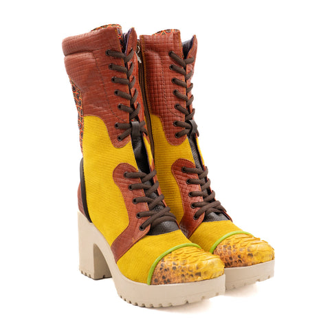 Botin de Mujer Hechizo Amarillo