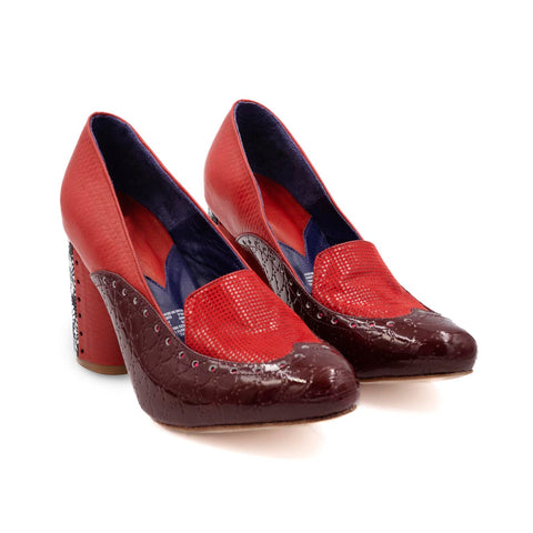 Zapatilla de Mujer Brillo Red Velvet