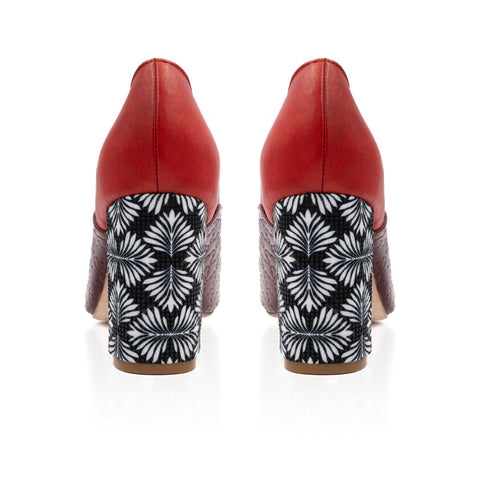 Zapatilla de Mujer Brillo Red Velvet