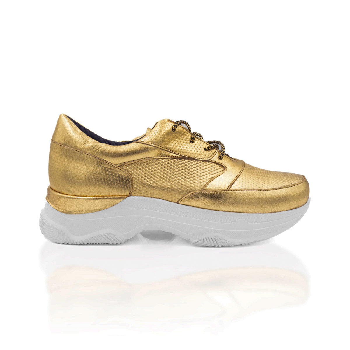 Sneaker de Mujer Capri Oro - Altura Siete