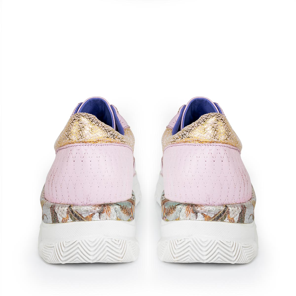 Sneaker de Mujer Capri Rosa Floral - Altura Siete