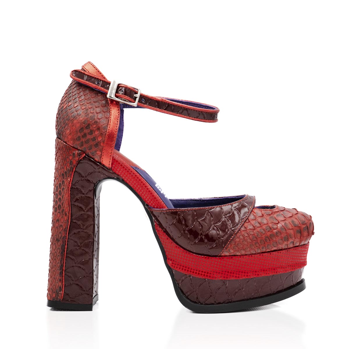 Zapatilla de Mujer Dandy Crush A Red Velvet Premium - Altura Siete