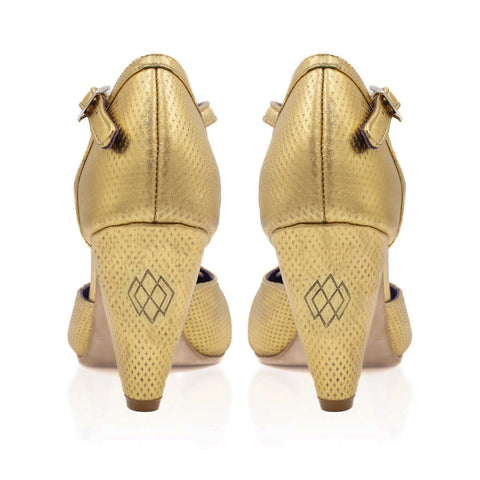 Zapatilla de Mujer Dandy Crush Mv Oro