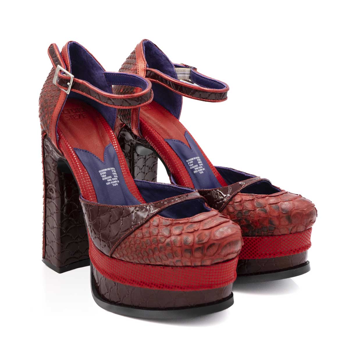 Zapatilla de Mujer Dandy Crush A Red Velvet Premium - Altura Siete