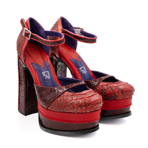 Zapatilla de Mujer Dandy Crush A Red Velvet Premium