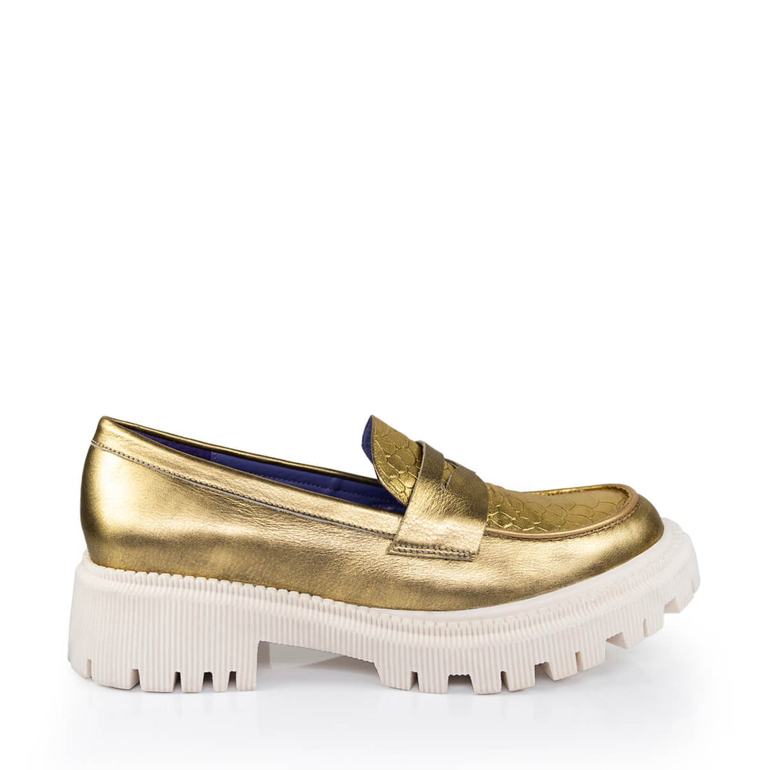 ZAPATO DE MUJER ESTRELLA ORO - Altura Siete