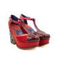 Paula SK Red velvet platform