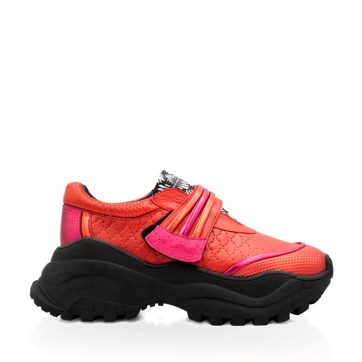 Sneaker de Mujer Ariel Red Velvet - Altura Siete