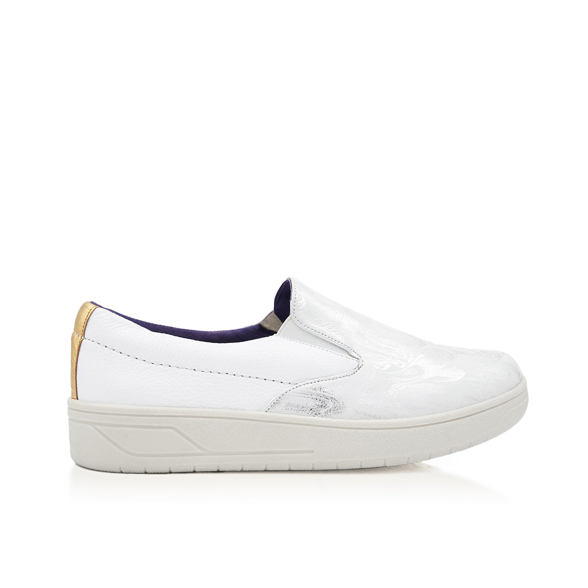 Sneaker Emili Destello Plata