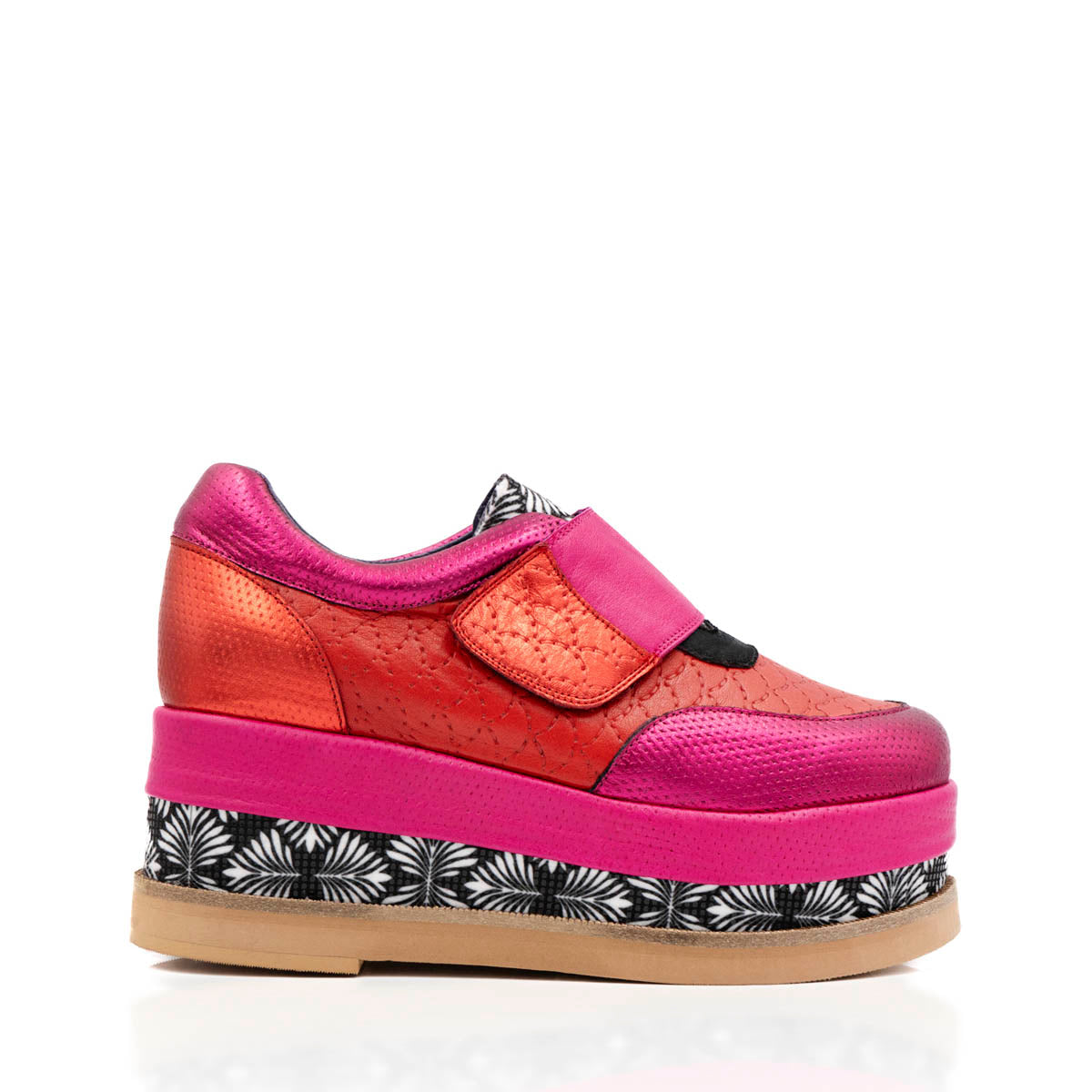 Sneaker de Mujer Pitty Red Velvet - Altura Siete