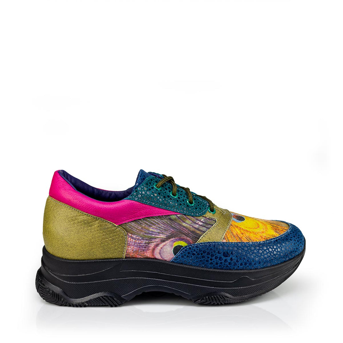 Sneaker de Mujer Capri Pavorreal - Altura Siete