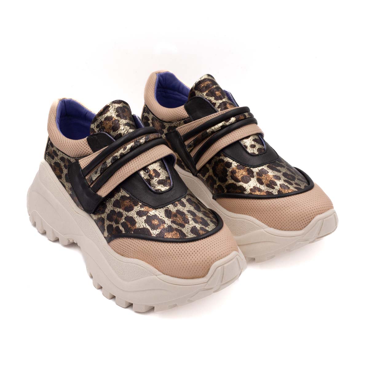 Sneaker de Mujer Ariel Leopardo - Altura Siete