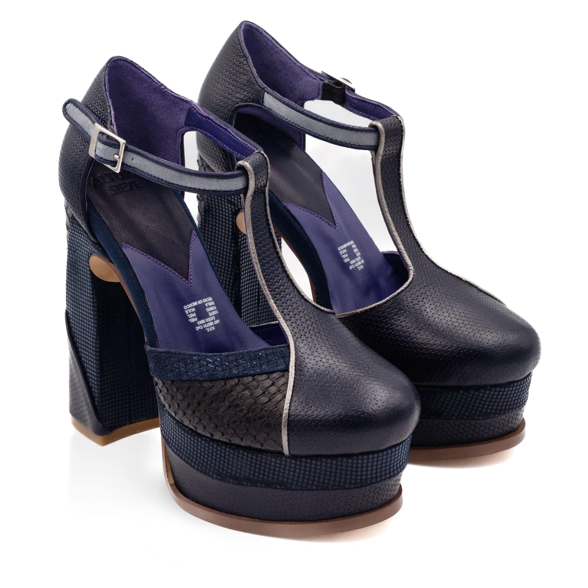 Zapatilla de Mujer Paula A Indigo Premium - Altura Siete