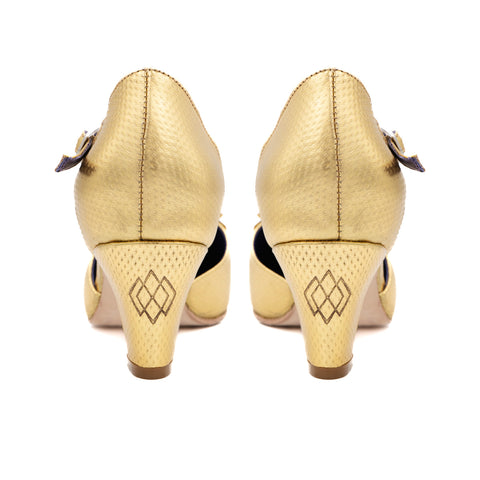 Zapatilla de Mujer Magnolia Oro V