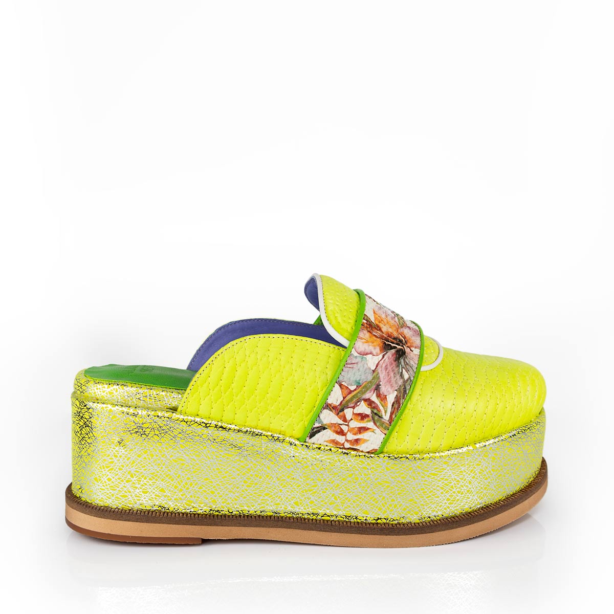 Slip on de Mujer Brisa Lima Floral - Altura Siete