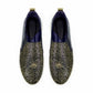 Sneaker para mujer alturasiete emily negro oro frente