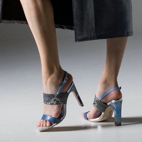 Women's blue tomasina sandal
